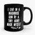 I Live In A Madhouse Run By Tiny Army Made Myself Ceramic Mug