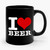 I Love Beer Ceramic Mug