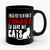 I Would Push You In Front Of Zombies To Save My Cats Ceramic Mug