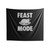 Feast Mode Thanksgiving Happy Thanksgiving Holiday Thanksgiving Feast Mode Turkey Day Indoor Wall Tapestries