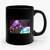 Laser Eyes Space Cat Funny Ceramic Mug