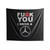 Fuck You I Drive Mercedes Indoor Wall Tapestries