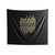 Gold Wu-Kanda Black Panther Logo Indoor Wall Tapestries