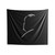 Hitchcock Silhouette Indoor Wall Tapestries