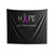 Hope Ribbon For Cystic Fibrosis Awareness Indoor Wall Tapestries
