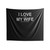 I Love My Wife Fisherman Indoor Wall Tapestries