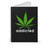 Adidas Addicted Pot Marijuana Humourous Spiral Notebook