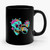 Rick And Morty Eyeball Skull Ceramic Mug