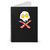 Bacon And Eggs Skull Face Spiral Notebook