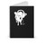 Cow Wearing Headphones Funny Dj Spiral Notebook
