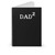 Dad 2 Dad Squared Father Of 2 Proud Dad Spiral Notebook