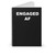 Engaged Af Engagement Present Spiral Notebook