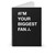 I'm Your Biggest Fan Funny Fun Quotes Spiral Notebook