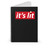 It's Lit Red Box Logo Spiral Notebook