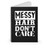 Messy Hair Don't Care Funny Fun Quotes Spiral Notebook
