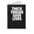 Thick Thighs Save Lives Funny Squat Leg Day Work Out Gym Exercise Spiral Notebook