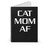Cat Mom Af Funny Spiral Notebook