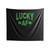 Lucky Af St Patrick's Day Shamrock Indoor Wall Tapestries