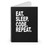 Eat Sleep Code Repeat Computer Programmer Spiral Notebook