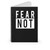 Faith Fear Not Psalm Spiral Notebook