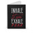 Inhale Love Exhale Fear Spiral Notebook
