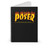 Poser Font Thrasher Spiral Notebook