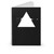 Triangle Bullet Gun Shot Spiral Notebook