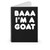 Baaa I'm A Goat Spiral Notebook