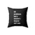 99 Problems But A Master's Degree Ain't One Graduation Square Pillow Cover