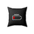 Dad Empty Battery Square Pillow Cover