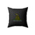 Don't Tread On Me Black Logo American Pride Gadsden Flag Square Pillow Cover