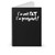 I'm Not Fat I'm Pregnant Spiral Notebook