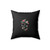 Floral Rose Skull Hipster Tumblr Dope Square Pillow Cover