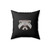 Geometric Raccoon Woodland Animal Nature Square Pillow Cover