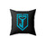 Ingress Resistance Symbol Square Pillow Cover