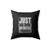 Just One More Motorcycle I Promise Square Pillow Cover