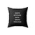Kanye Attitude With Drake Feelings Funny Cool Word Text Square Pillow Cover