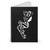 Roller Skating Girl Retro Spiral Notebook