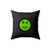 Mr Yuk 1980's Poison Poisonous Square Pillow Cover