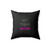 Not Today Satan 3 Square Pillow Cover