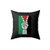 Palestine Peace In Gaza Flag Square Pillow Cover