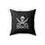 Pirate Pi Rate Funny Math Pi Square Pillow Cover
