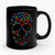Butterfly Skull Colourful Ceramic Mug