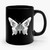 Butterfly Skull Ceramic Mug
