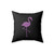 Summer Flamingo Pink Flamingo Square Pillow Cover