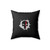 Thin Red Line Skull Support Firefighters Square Pillow Cover