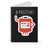 B Positive Blood Type Pun Optimist Think Positive Attitude Spiral Notebook