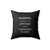 Warning I Have An Attitude And I Know How To Use It Square Pillow Cover
