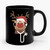 Cute Red Nose Reindeer Nurse Christmas Ceramic Mug