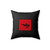 Anatomy Of A Zombie Square Pillow Cover